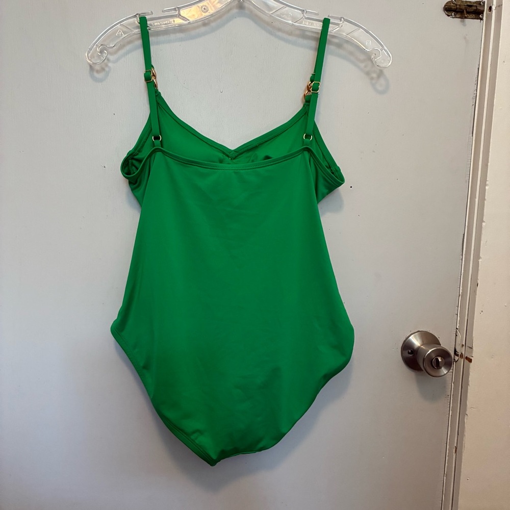 MICHAEL KORS Women’s One Piece Swimsuit with Gold Accent Size 10 - Picture 5 of 11